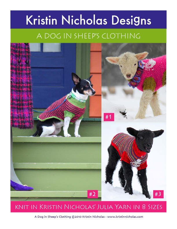 Knit PDF - A Dog in Sheep's Clothing Dog Sweater Download